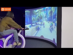 Dynamique de course interactive holographique de projection interactive équipement de remise en forme sportive vélo dynamique