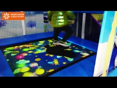 Jeu de projection interactif intégré tout-en-un Trampoline pour parc de projection