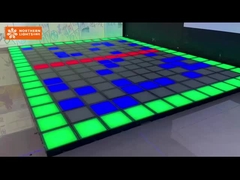 Carreaux de piste de danse LED jeu interactif super grille pour parc d'attractions