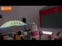 Écran de projection de dôme à pression négative