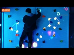 Jeux de grimpeurs interactifs pour les enfants Machines d'escalade de roches Projection interactive AR Kinect Syst