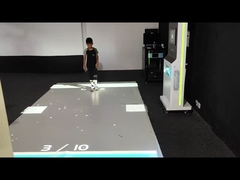 Jeux de sport LED Affichage tactile Écran de sol interactif SAIO Pour gymnase