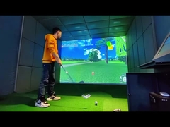 Simulateur de golf de loisirs projection interactive Ar Simulateur de golf pour centre de jeu intérieur