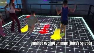 Jeu d'écran de sol LED avec grand écran multi-tailles pour les installations de divertissement intérieures et les jeux intérieurs