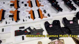 Chine fabricant enfants CS Laser Tag Gun ensemble sites d'activités intérieures équipement de jeu de bataille multijoueur