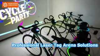 Système de fitness intelligent pour vélo de projection interactif de cyclisme gamifié