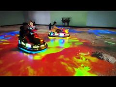 Système de kart à dérive de projection au sol personnalisable avec 8 jeux pour centres commerciaux