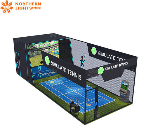 Dernières nouvelles de l'entreprise Jeu de simulation de tennis en intérieur Jeu de tennis de fitness somatosensoriel