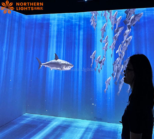 Dernières nouvelles de l'entreprise Holographique immersif Restaurant immersif Projecteur holographique Salle de mariage Projection