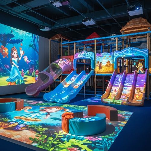 Dernières nouvelles de l'entreprise Les aires de jeux intérieures augmentent le trafic et les revenus : 5 jeux de projection interactifs incontournables
