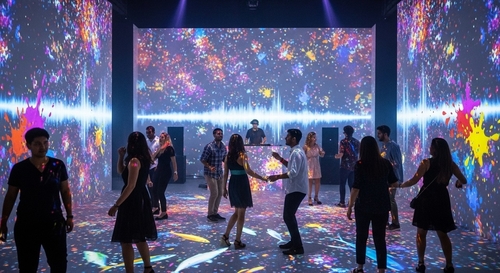 Dernières nouvelles de l'entreprise Illuminez votre événement avec une projection interactive: nouvelles idées pour les mariages, les fêtes et les expositions