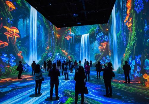 Dernières nouvelles de l'entreprise Comment les entreprises peuvent choisir le bon système de projection immersive : conseils pour la projection interactive au sol et murale