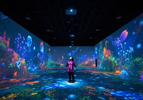 Dernières nouvelles de l'entreprise Un Guide d'Installation pour un Système de Projection Immersif : Suggestions d'Aménagement de l'Espace pour les Projecteurs Muraux et au Sol Interactifs