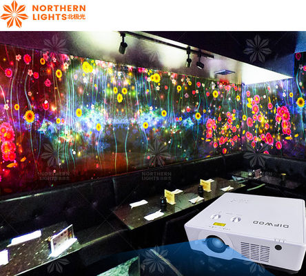 Bon prix 3200 lumens Projecteur murale interactif Projection murale immersive Décoration KTV en ligne