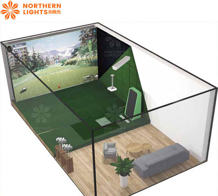 Bon prix Machine de jeu en intérieur de parc coloré Entraînement au golf VR Machine de jeu Boules de golf en ligne