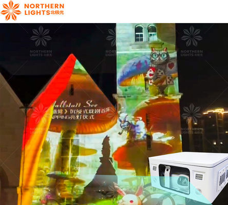 Bon prix Projection 3D en extérieur avec écran vidéo sur le mur en ligne