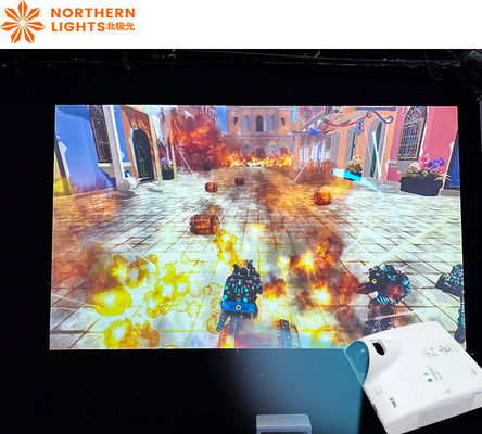 Bon prix Lumières du Nord Attractive Sensing Mech Guerrier Projection murale Machine de jeu interactive en ligne