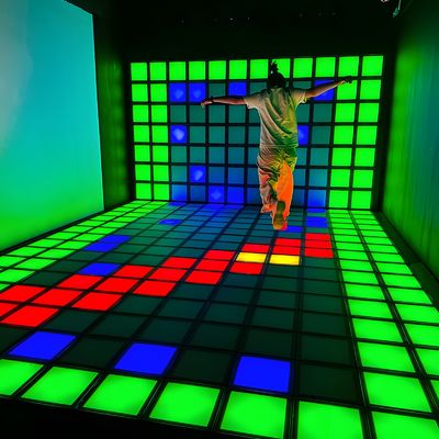 Bon prix Plancher de danse actif Interactif 30x30cm Activer les jeux Système d'écran Salle Led Carreaux de sol en ligne