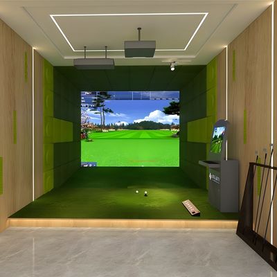 Bon prix Simulateur de golf de luxe en intérieur Jeu interactif Projecteur professionnel d'Ar en ligne