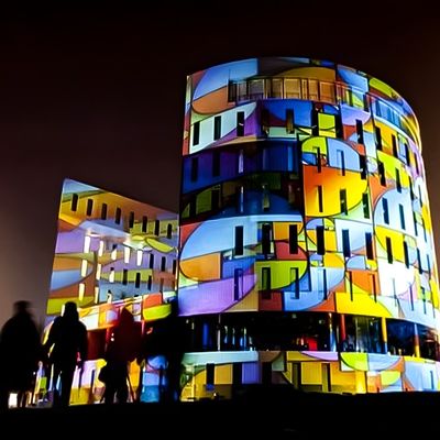 Bon prix Producteur d'animation de projection 3D créative Mapping Large Wall Projection en ligne