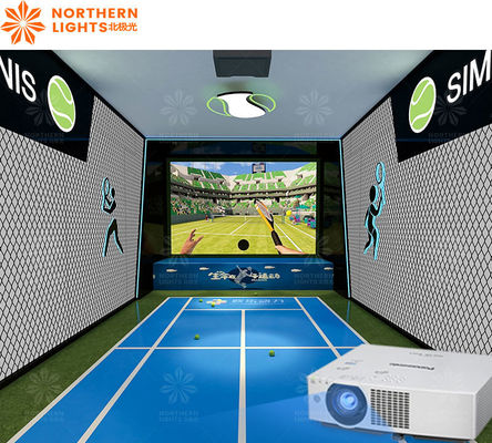 Bon prix Vente à chaud de matériel de tennis en intérieur Simulateur de jeu VR Simulateur en ligne