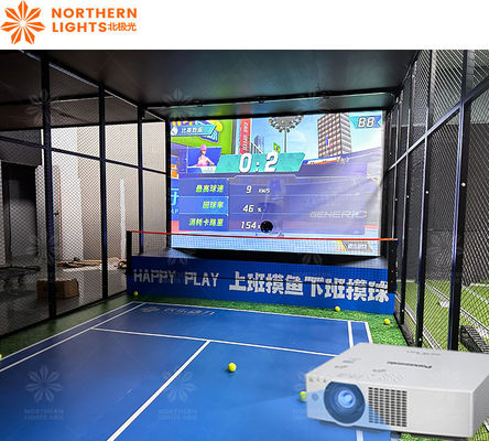Bon prix 2024 Nouvelle vente à chaud Simulation intelligente intérieure Tennis Expérience Hall Sports en ligne