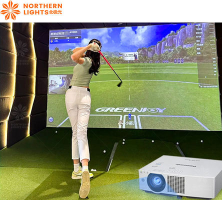 Bon prix Projection 3D Indoor Infrared Induction Simulation de Golf Entraîneur Simulateur de Golf en ligne