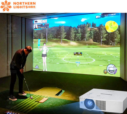Bon prix Projection 3D Indoor Infrared Induction Simulation de Golf Entraîneur Simulateur de Golf en ligne