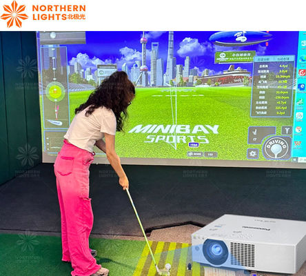 Bon prix Simulateur de golf intérieur Écran interactif de projection Ar Simulateur de golf sportif en ligne