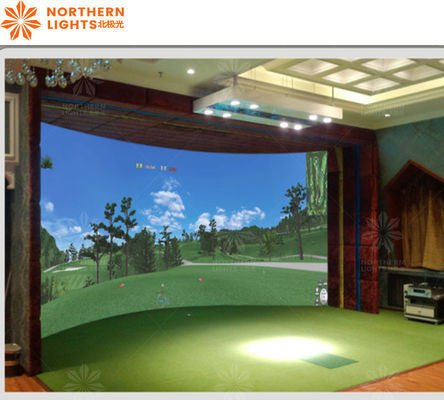 Bon prix Vente directe par usine Simulateur de golf Écran intelligent Projection interactive en ligne