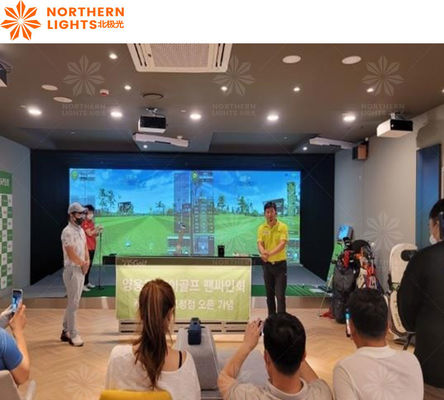 Bon prix Jeu de projection interactif de simulateur de golf 3D en ligne