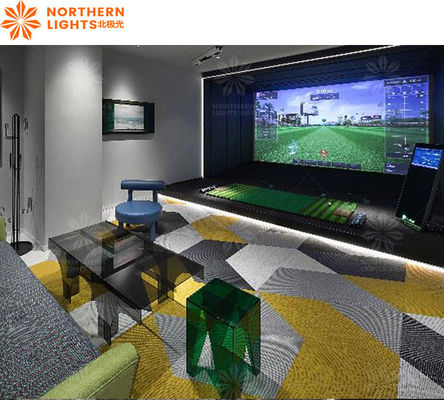 Bon prix Simulateur de golf écran intelligent avec projection interactive hologramme Aides à l'entraînement de golf en ligne