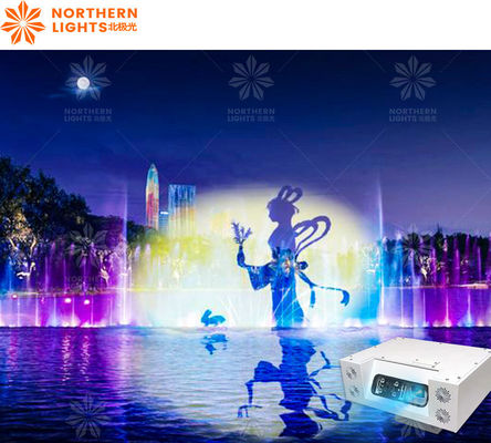 Bon prix Lac Musicale Fontaine de l'eau Écran de spectacle de cinéma Brouillard Écran de projection Cartographie 3D en ligne