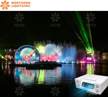 Bon prix 3D immersive grand écran d'eau fontaine projection hologramme fontaine projecteur en ligne