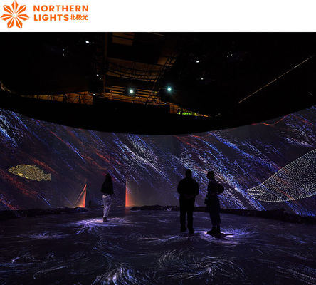 Bon prix Musée d'art numérique Exposition 3d Projecteur de cartographie immersive Projection interactive en ligne