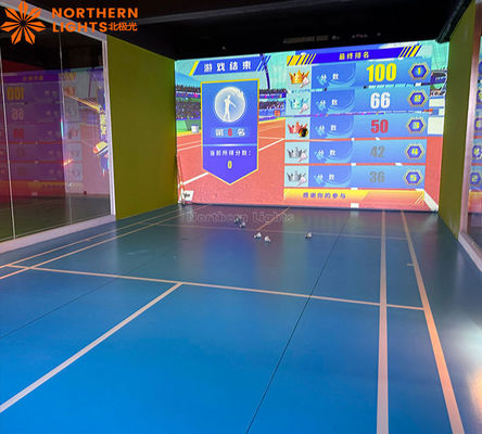 Bon prix Projection interactive Salle de badminton simulant une machine à lancer automatique en ligne