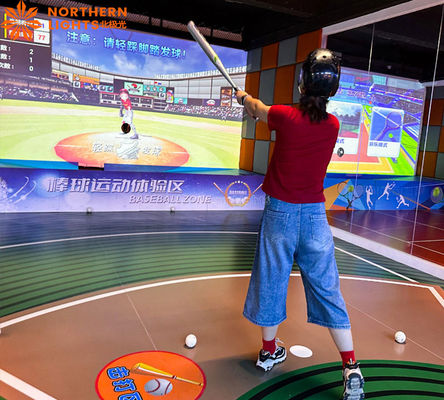 Bon prix Luxe immersive 3d équipement de parc magique jeu de base-ball Ar AR Projection interactive en ligne