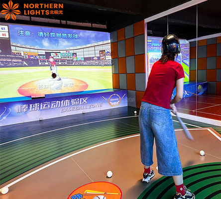 Bon prix Réalité augmentée Sports interactifs Ar Simulateur en intérieur Baseball Pitching Jeu d'amusement en ligne
