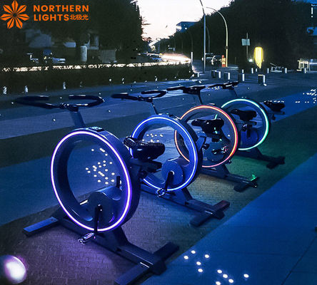 Bon prix Nouveaux jeux sportifs Vr Ar Vélo dynamique Vélo d'exercice avec projecteur vidéo en ligne