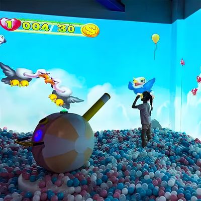 Bon prix Terrain de jeux en intérieur Interaction 3D Lancer une balle Jeu de projection interactive en ligne