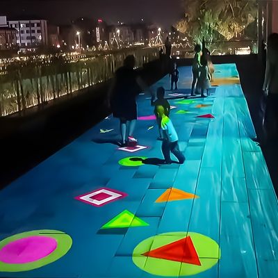 Bon prix Solution de projecteur de sol interactif en plein air magique en couleurs personnalisées en ligne