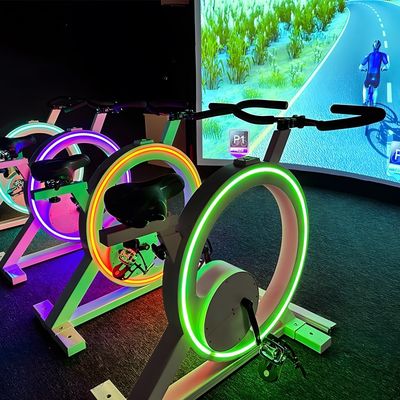 Bon prix AR Dynamique Jeux de course de vélo Projection interactive VR Exercice vélo avec jeu vidéo en ligne