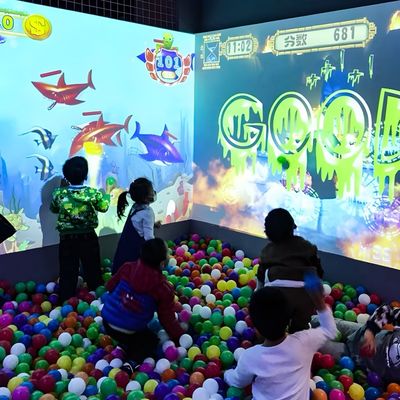 Bon prix Système de jeux de parcs d'attractions de projection de mur Interactif en ligne