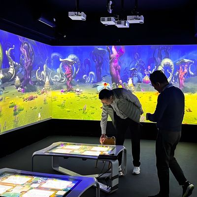 Bon prix 3D AR Interactive Scanning Peinture Interactive Projection murale Logiciel pour enfants Projecteur interactif Dessin laser en ligne