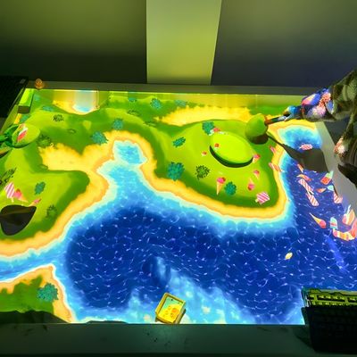 Bon prix Jeux de sable interactifs AR Jeux de sable interactifs Système de projection logiciel Sandbox Table de sable Lieu de jeux intérieur en ligne