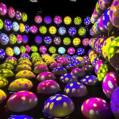 Bon prix Le parc d'attractions intérieur de jeux de balles de saut interactifs en ligne