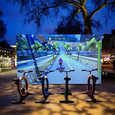 Bon prix Lumières du Nord Dynamique Course Interactive Jeu de projection Jeu de vélo en ligne