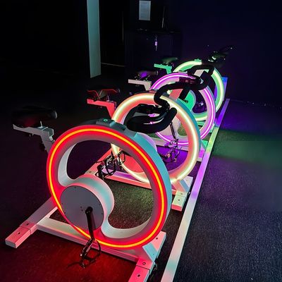 Bon prix Lumières du Nord Simulateur de vélo de course Machine de jeu Projection de course en ligne