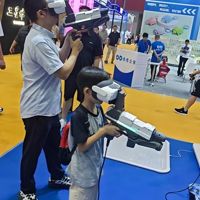 Bon prix Jeu de tir de réalité virtuelle Simulateur de jeux Jeu 9d VR Équipement spatial pour parc d'attractions en ligne