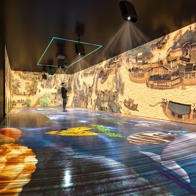 Bon prix Espace immersif à 360 degrés entiers Projection interactive sur le mur et le sol en ligne